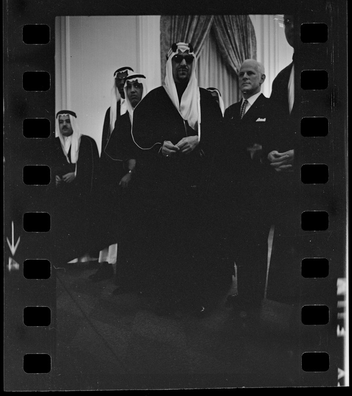 King Saud at Sheraton-Plaza reception