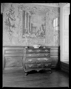 Lee Mansion Bombe chest and wall