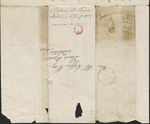 William W. Thomas to George Coffin, 8 January 1838