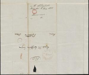 A. Bassett to George Coffin, 2 August 1838