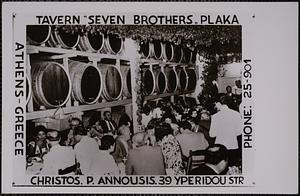Tavern "Seven Brothers" Plaka, Athens - Greece