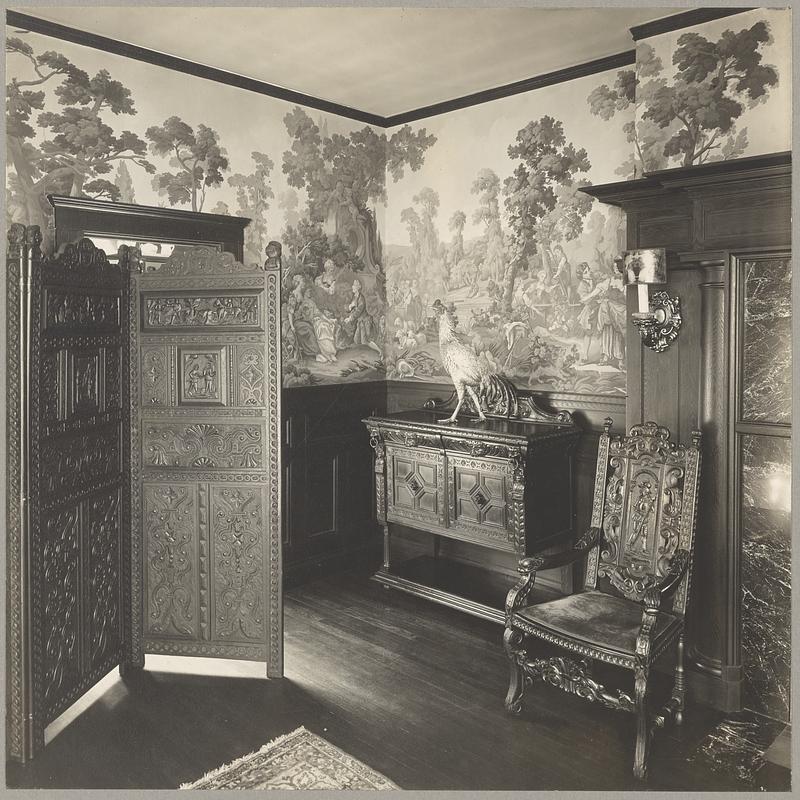 Boston, W. McKean House (Boylston St), interior, dining room