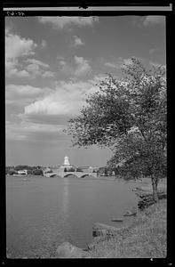 View of Cambridge from the south bank of the Charles