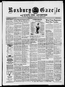 Roxbury Gazette and South End Advertiser, September 22, 1960