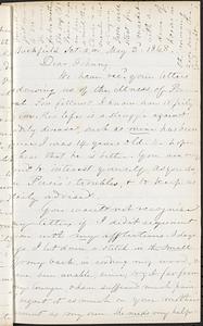 Letter from Zadoc Long to John D. Long, May 2, 1868