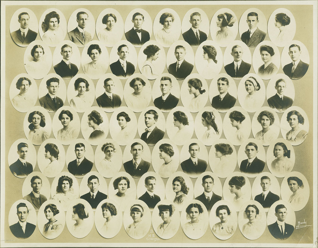 Class picture. Class of 1913.