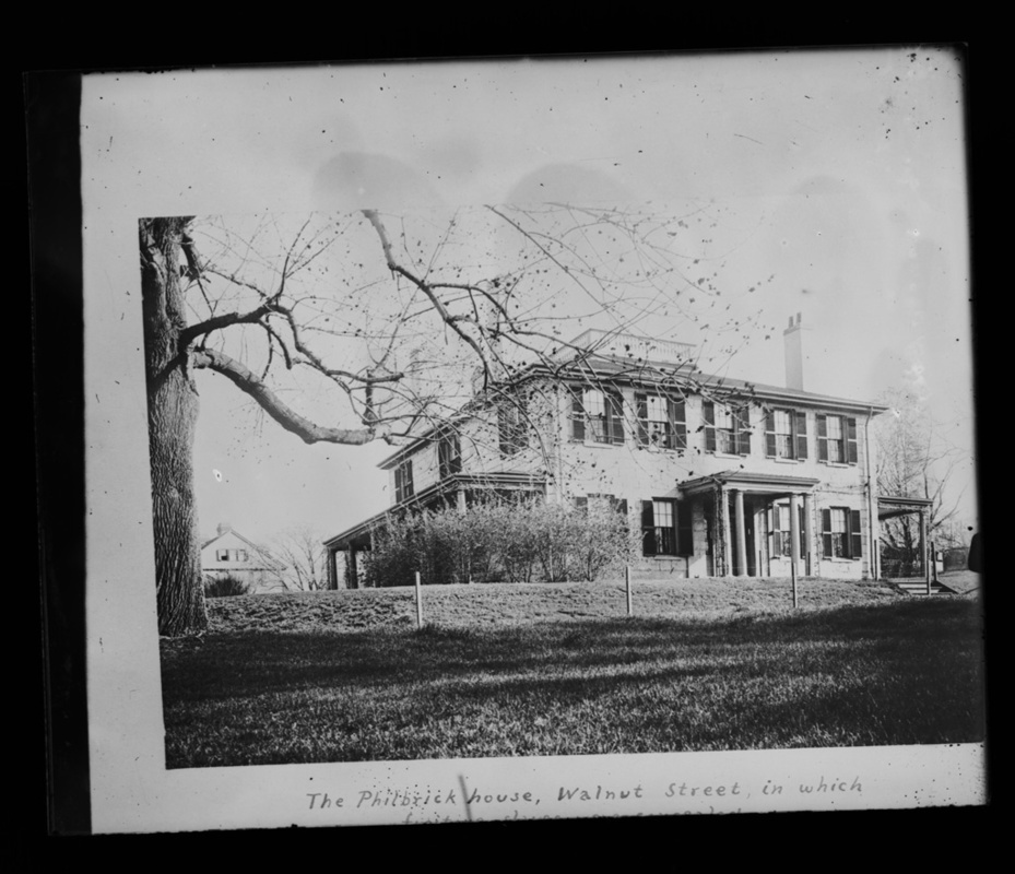 Tappan-Philbrick house (photo of print)