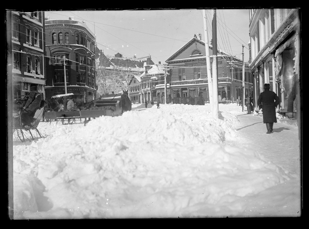 Harvard Square Snow Storm