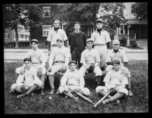 Brookline Baseball Team - group of boys
