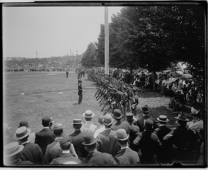 Parade Drill at Cypress Field - audience
