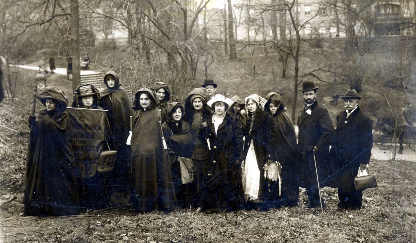 Women's Suffrage Hikers c.1912-1914