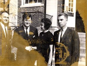 Senator Edward Kennedy visited Framingham in 1963