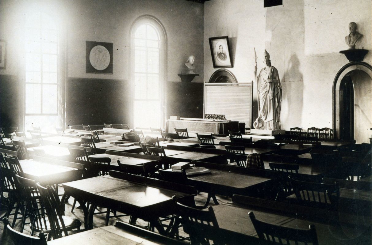Classroom - May Hall, c.1890