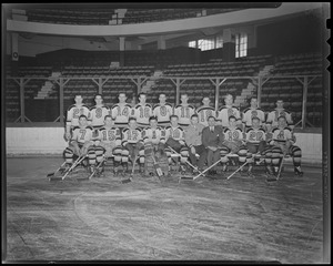 Bruins team pictures, Boston Garden