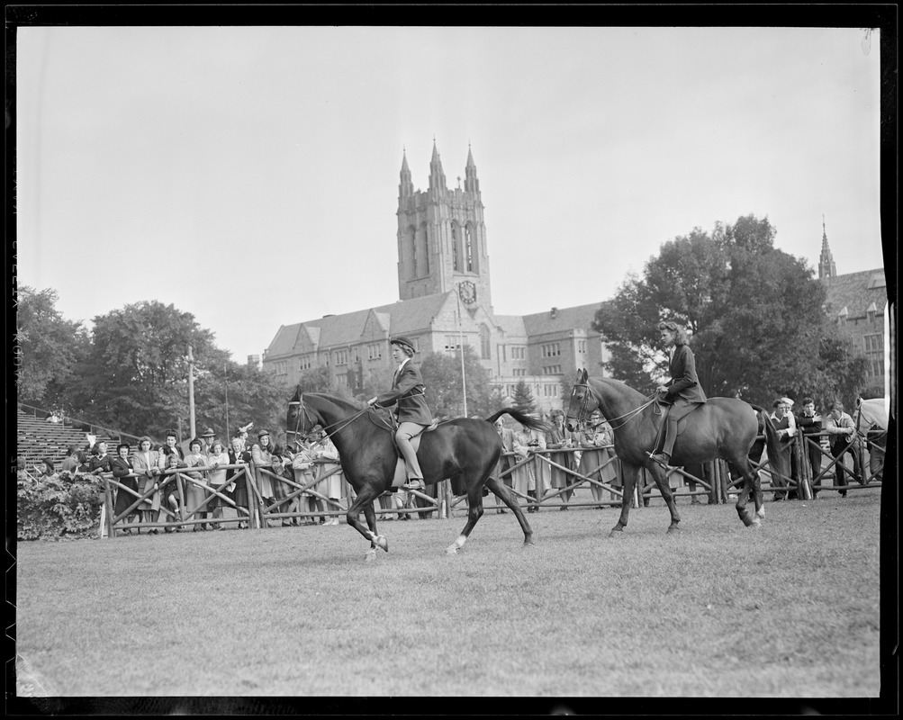 Horse show at Boston College