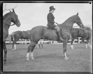 Lorraine Liggett, famous horsewoman of Boston and Plymouth