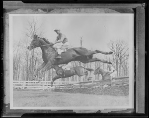 Jumping barriers at Glenwood race in Virginia