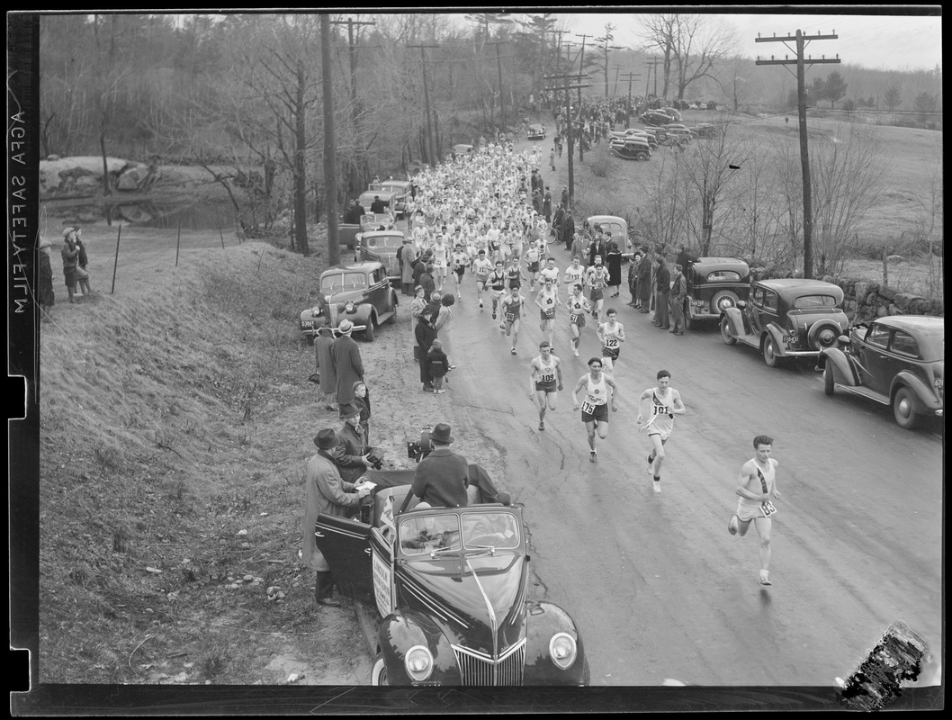 Start of the 1939 B.A.A. Marathon