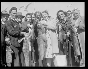 Leslie Jones on fishing trips aboard the SS Lois H. Corkum