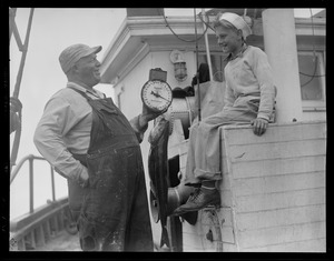 Leslie Jones on fishing trips aboard the SS Lois H. Corkum