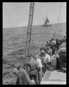 Leslie Jones on fishing trips aboard the SS Lois H. Corkum