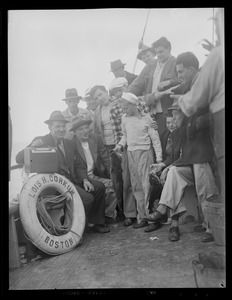 Leslie Jones on fishing trips aboard the SS Lois H. Corkum