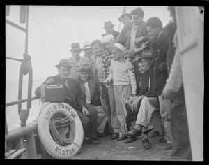 Leslie Jones on fishing trips aboard the SS Lois H. Corkum