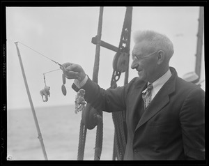 Leslie Jones on fishing trips aboard the SS Lois H. Corkum