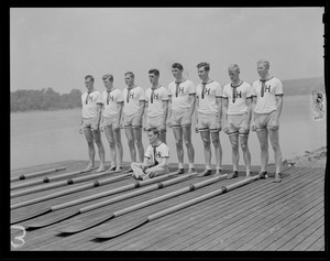 Harvard rowers, Thames, New London