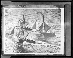 Sydney, New South Wales: Striking study of 18 foot wind jammers