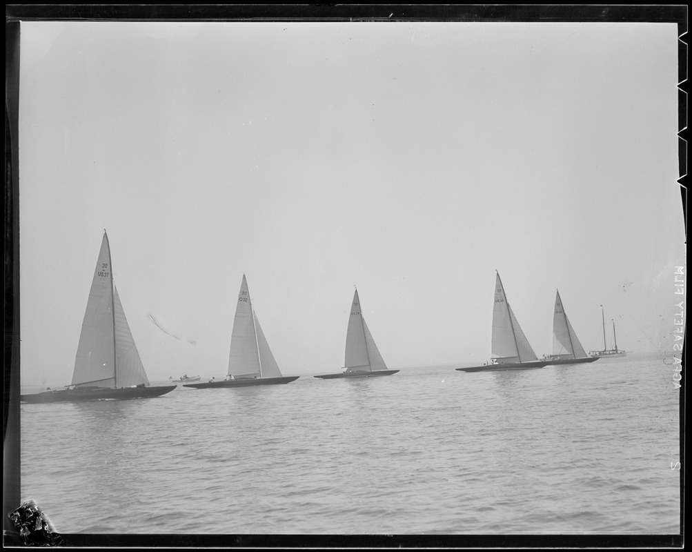 30-square-meter yacht race off Marblehead