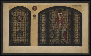 Design for windows on St. William's Church. Emblems for right window