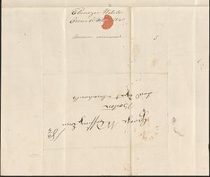 Ebenezer Webster to George Coffin, 15 February 1840