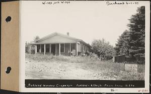 Rutland Worsted Co., house, Rutland, Mass., Jun. 30, 1931
