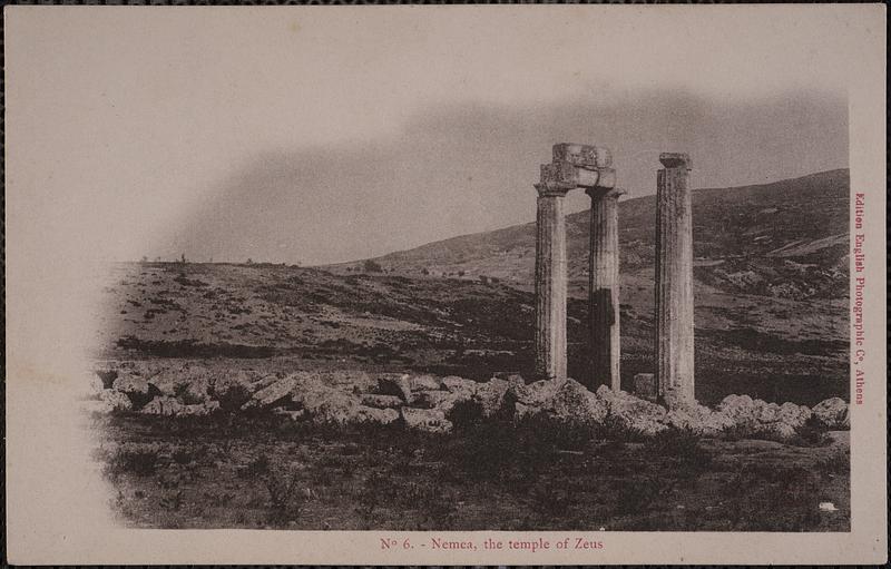 Nemea, the temple of Zeus