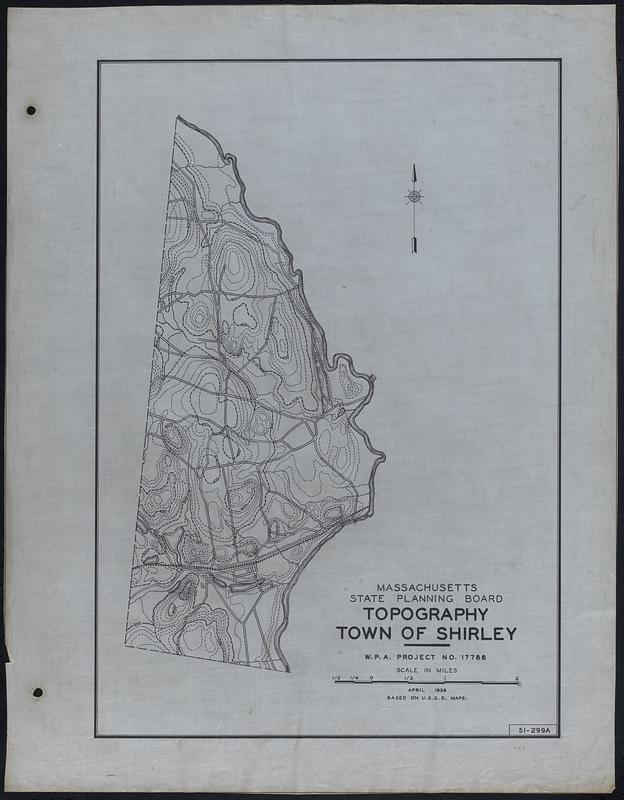 Topography Town Of Shirley Digital Commonwealth   Image Access 800 