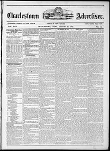 Charlestown Advertiser, August 10, 1867