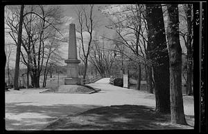 The Granite Obelisk and the North Bridge, Concord