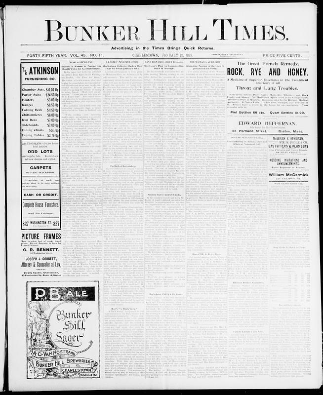 Bunker Hill Times, January 26, 1895 Digital Commonwealth
