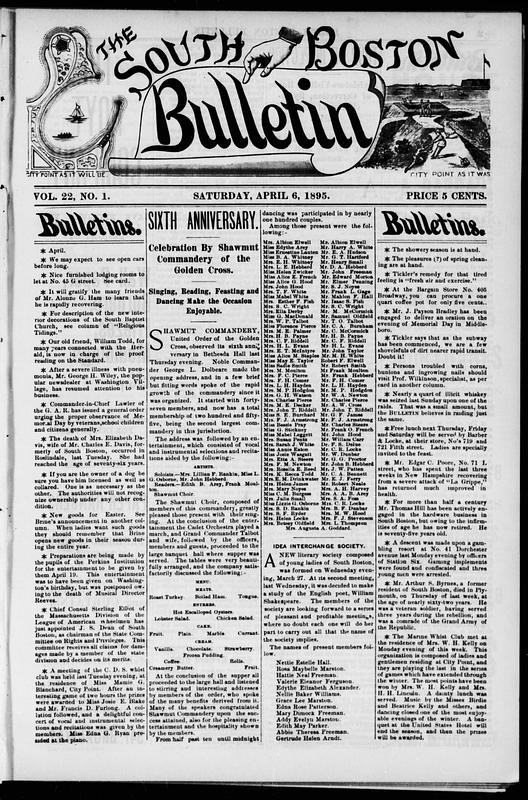 The South Boston Bulletin - Digital Commonwealth