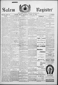 Salem Register and Essex County Mercury