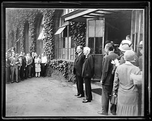 Pres. Hoover with Thomas Edison
