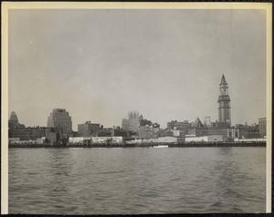Boston waterfront with Custom House Tower