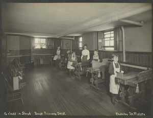 A Class in Sloyd, Boys' Primary