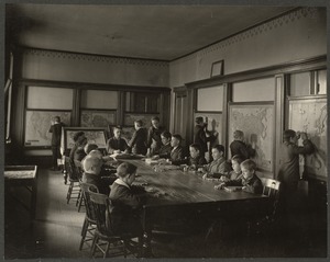 Class in Geography, Perkins Institution