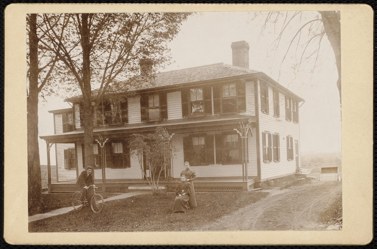 Photograph [realia], the Burhoe home on Route 9