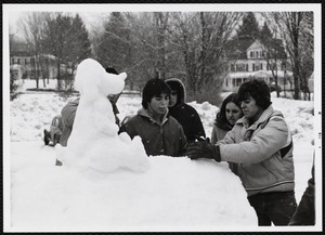 Photograph [realia], snow sculpture