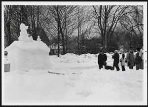 Photograph [realia], snow sculpture