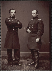 Dwight, William (Colonel, 70th New York Infantry), Brigadier General, U.S. Volunteers (Image number 1814 The left figure is Lieutenant Colonel Wilder Dwight, 2nd Massachusetts Infantry)