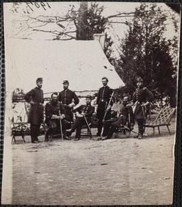 Peck, J. J., Major General, U.S. Volunteers, and staff